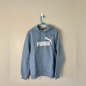 Blue PUMA Pullover Hoodie